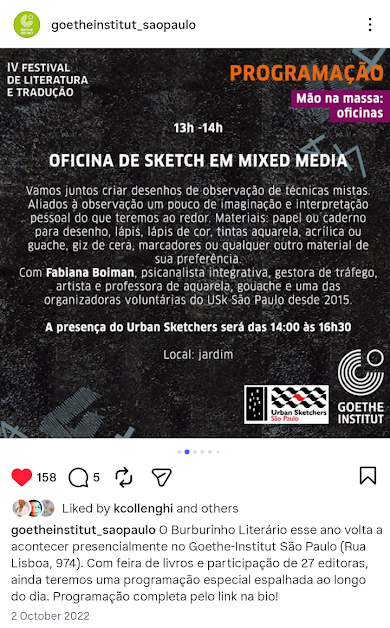 Convite Goethe Instagram